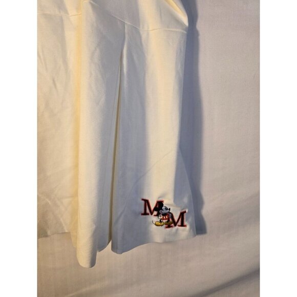 NWT New Disney Mickey Mouse Cheerleader Short Skirt Womens Plus Size 2X White - Picture 2 of 3